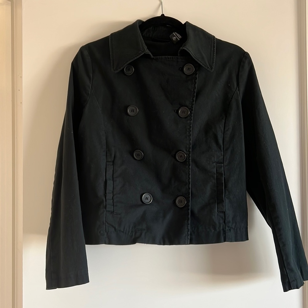 💫Free with Purchase New York & Company Black canvas jacket Size M
